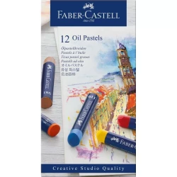 پاستل روغنی 12 رنگ فابرکاستل مدل soft pastel