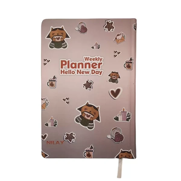 دفتر برنامه ریزی نیلای مدل Weekly Planner