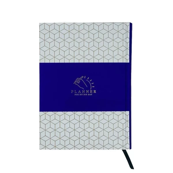  پلنر ماهانه هميشه رنگ سفيد آبي Monthly Planner