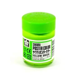 گواش ساکورا سبز روشن (رنگ Yellow Green کد رنگ 27)