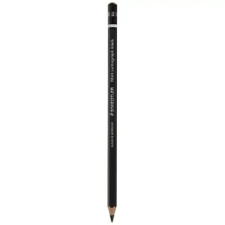 مداد طراحی لوموگراف استدلر 6B بدنه مشکی نوک زغالی مدل Mars Lumograph black 100B