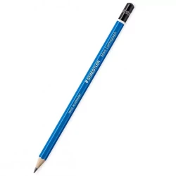 مداد طراحی لوموگراف استدلر بدنه آبی مدل Mars Lumograph ضخامت 3B