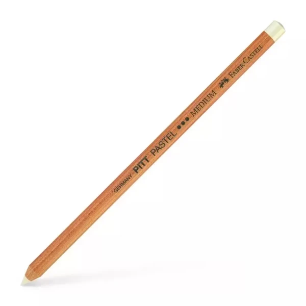 مداد کنته مدیوم سفید فابر کاستل مدل Pitt Pastel Pencil