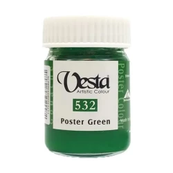 گواش وستا رنگ Poster green کد رنگ 532