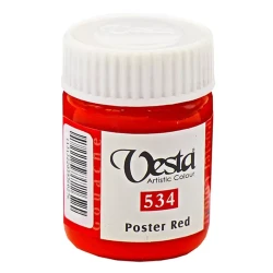 گواش وستا رنگ Poster red کد رنگ 534