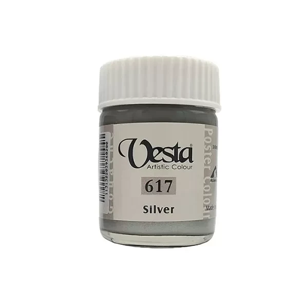 گواش وستا رنگ Silver کد رنگ 617