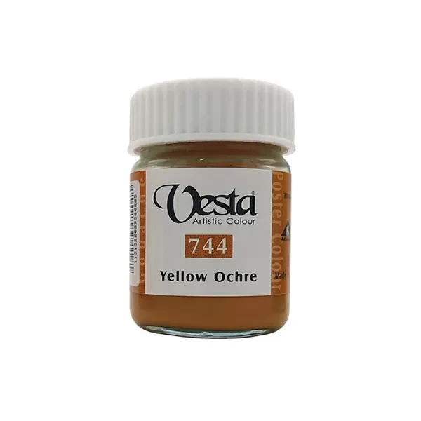 گواش وستا رنگ Yellow ochre کد رنگ 744