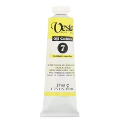 رنگ روغن وستا حجم 37 میلی لیتر رنگ Cadmium Lemon Hue کد رنگ 07