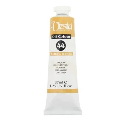 رنگ روغن وستا حجم 37 میلی لیتر رنگ Yellow Ochre کد رنگ 44