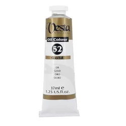 رنگ روغن وستا حجم 37 میلی لیتر رنگ Gold کد رنگ 52