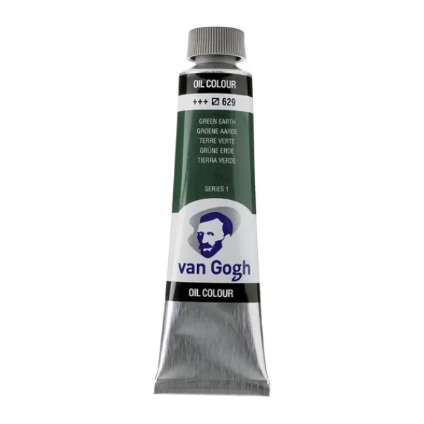 رنگ روغن ون گوگ حجم 40 میلی لیتر (رنگ Green Earth کد رنگ 629)