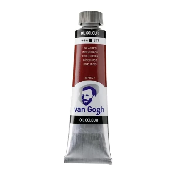 رنگ روغن ون گوگ حجم 40 میلی لیتر (رنگ Indian Red کد رنگ 347)