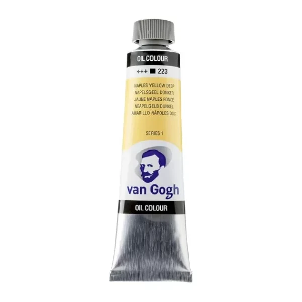رنگ روغن ون گوگ حجم 40 میلی لیتر  (رنگ Naples Yellow Deep کد رنگ 223)
