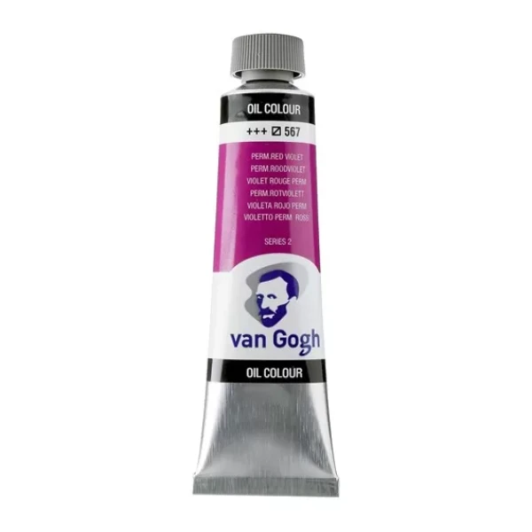 رنگ روغن ون گوگ حجم 40 میلی لیتر  (رنگ Permanent Red Violet کد رنگ 567)