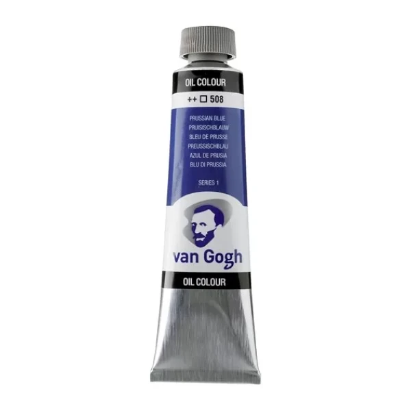 رنگ روغن ون گوگ حجم 40 میلی لیتر  (رنگ Prussian Blue کد رنگ 508)