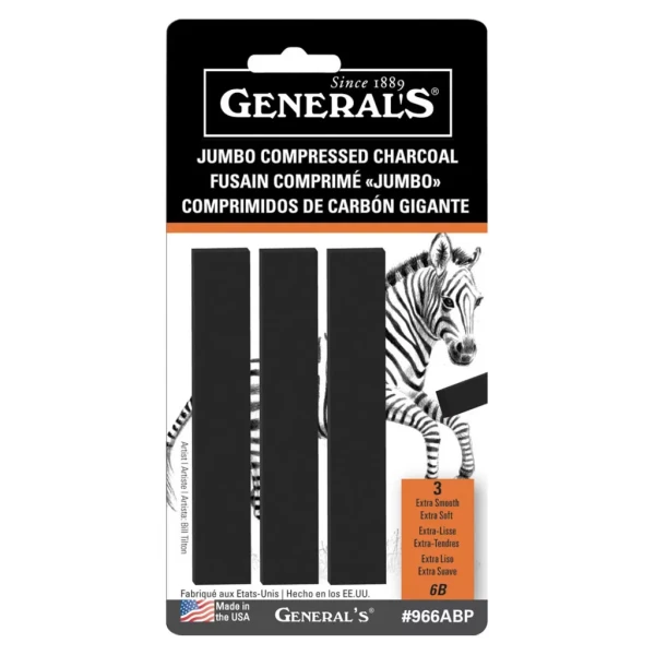 ست 3 عددی زغال طراحی اکسترا سافت 6B جنرال مدل 960ABP Generals Jumbo Charcoal