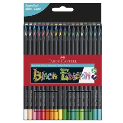 مداد رنگی 36 رنگ فابر کاستل مدل Black Edition Colour Pencils (جعبه مقوایی)