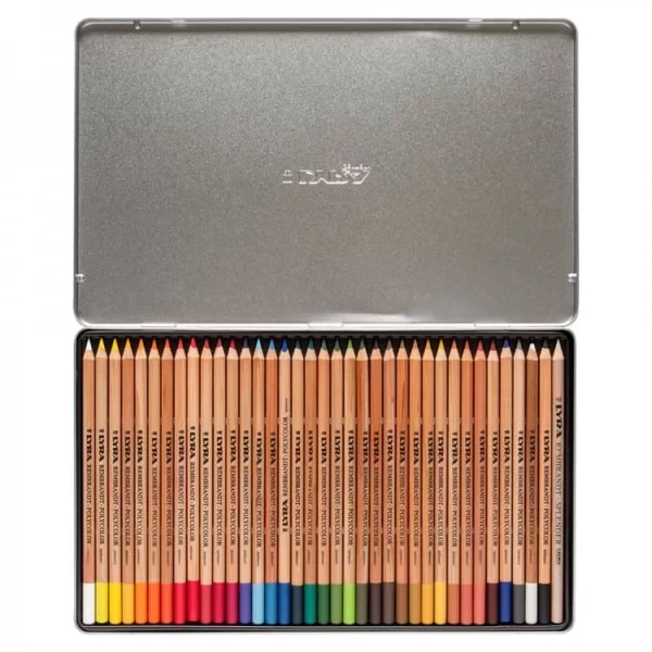 مداد رنگی 36 رنگ پلی کالر LYRA مدل Rembrandt Polycolor Set of 36