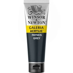 رنگ اکریلیک وینزور اند نیوتن 60 میلی لیتری رنگ Payne's Gray کد رنگ 465 مدل Galeria