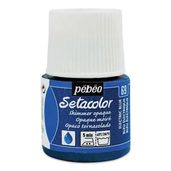 رنگ پارچه اوپک پ ب او (45 میل)  Shimmer Electric Blue کد 69