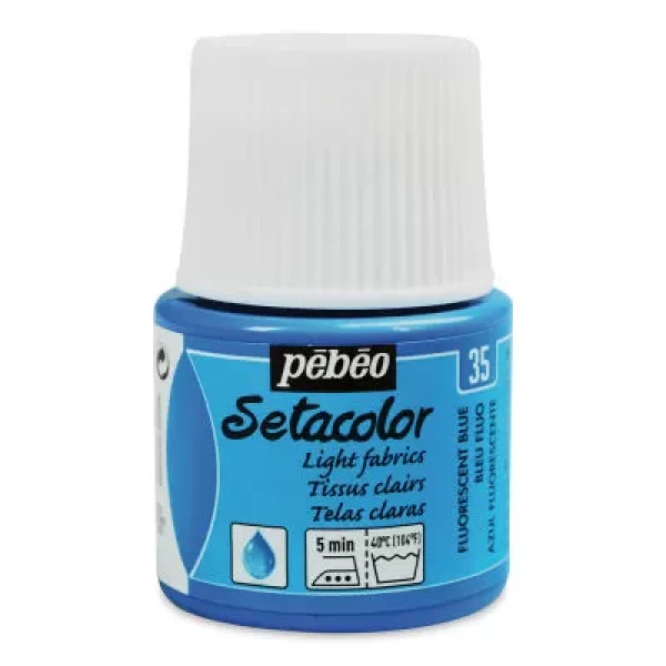 رنگ پارچه اوپک پ ب او (45 میل) Fluorescent Blue کد 35