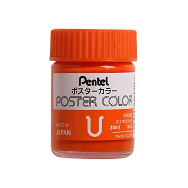 گواش 30 میل پنتل ژاپن رنگ Orange کد WPU NO.3