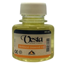 روغن بزرک وستا مدل REFINED LINSEED OIL حجم 40 میلی لیتر
