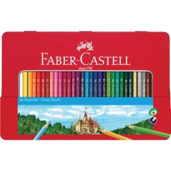 مداد رنگی جعبه فلزی 36 رنگ فابر کاستل مدل Classic-Tin 36