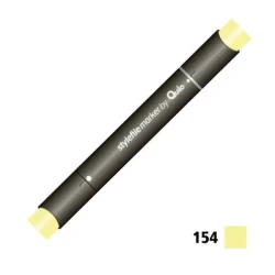ماژیک راندو دو سر کوییلو مدل Stylefile کد 154 (رنگ Canaria Yellow )