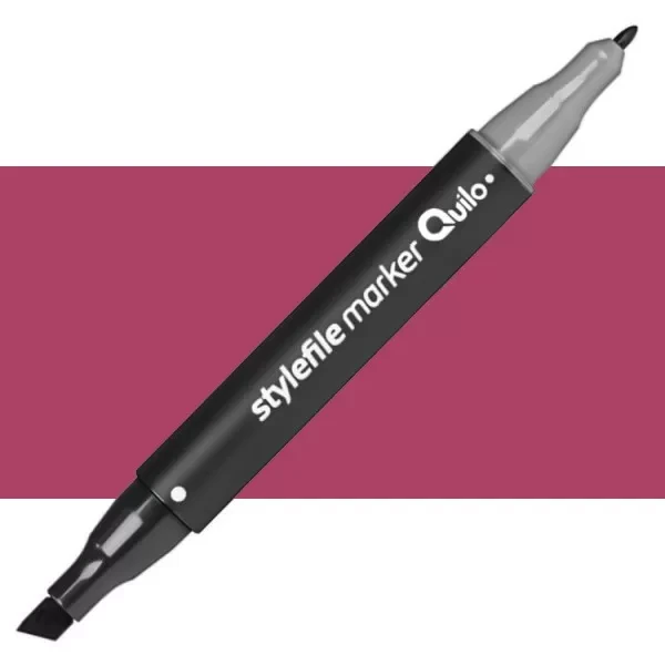 ماژیک راندو دو سر کوییلو مدل Stylefile کد 372 (رنگ  Wine Red)