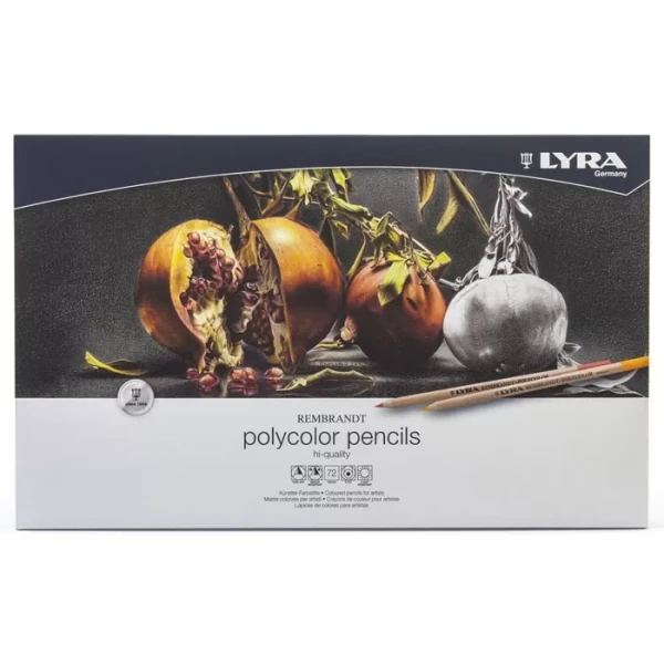  مداد رنگی 72 رنگ پلی کالر LYRA مدل Rembrandt Polycolor Set of 72 