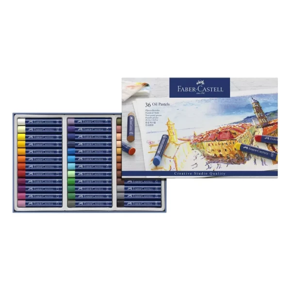  پاستل روغنی 36 رنگ فابرکاستل مدل soft pastel 