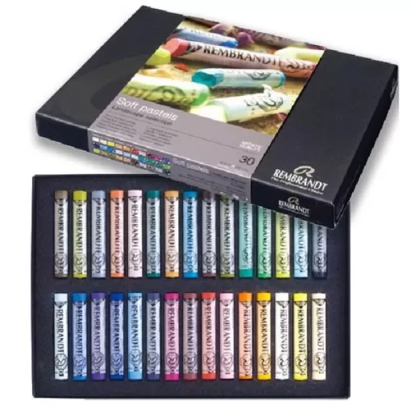 پاستل گچی 30 رنگ رامبراند مدل General Selection | 30 whole pastels 