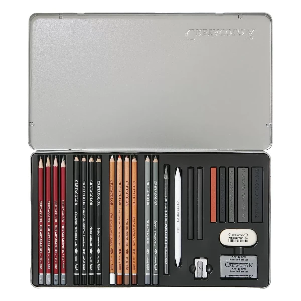 ست طراحی 26 تکه کرتاکالر مدل Teacher's Choice - Advanced Drawing Set of 26