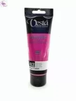 رنگ اکریلیک وستا کد رنگ 62 Rose Violet حجم 75 میلی لیتر