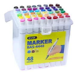 ماژیک دو سر راندو 48 رنگ بیسیک مدل Brush Tip