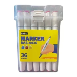 ماژیک دو سر راندو 36 رنگ بیسیک مدل Brush Tip