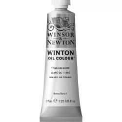 رنگ روغن وینزور اند نیوتون TITANIUM WHITE کد رنگ 644 - حجم 37 میلی لیتر