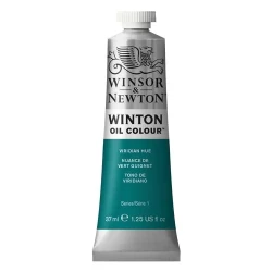 رنگ روغن وینزور اند نیوتون Viridian Hue کد رنگ 696 - حجم 37 میلی لیتر