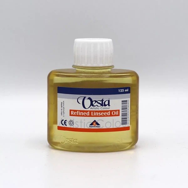 روغن بزرک وستا مدل REFINED LINSEED OIL حجم 125 میلی لیتر