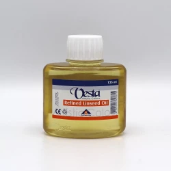 روغن بزرک وستا مدل REFINED LINSEED OIL حجم 125 میلی لیتر