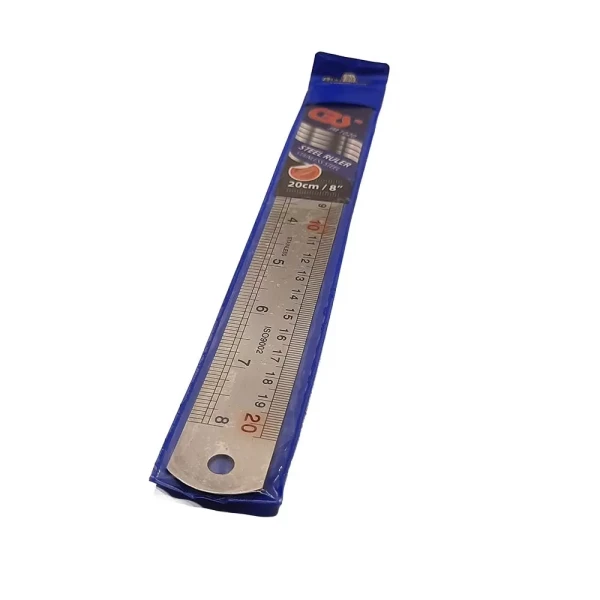 خط کش فلزی 20 سانتی متری CBS مدل Steel Ruler