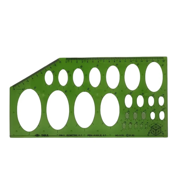 شابلون بیضی مهندسی TABLE کد 1170
