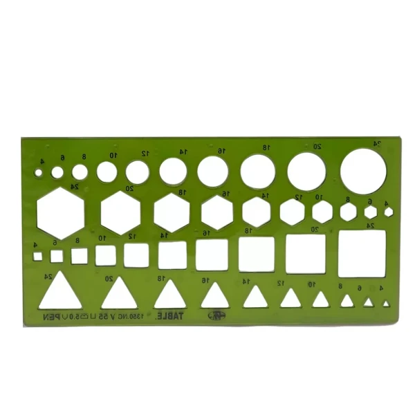 شابلون اشکال هندسی TABLE کد 1320