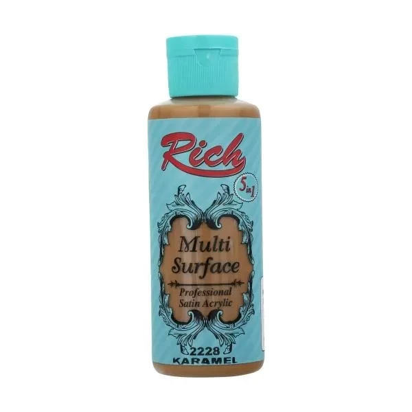 رنگ مولتی سورفیس ریچ حجم 130 میلی لیتر طیف های رنگ قهوه ای