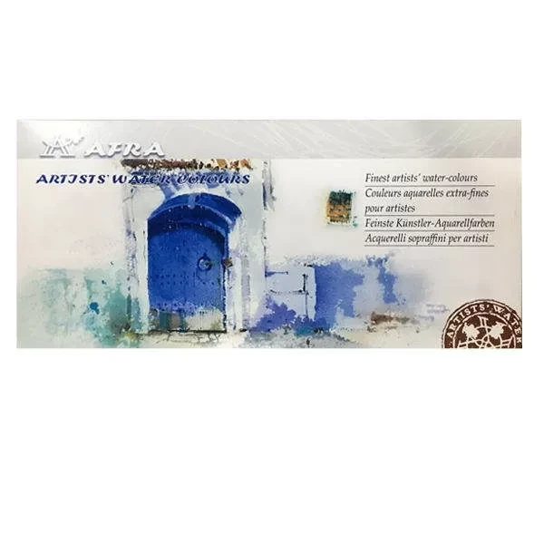 آبرنگ 24 رنگ افرا به همراه پالت در دار مدل Fine Artist