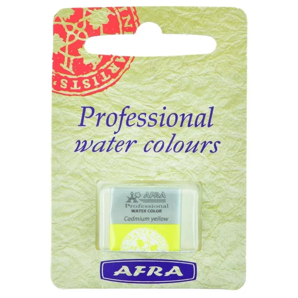 قرص آبرنگ افرا رنگ cadmium yellow کد 213
