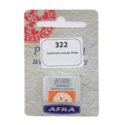 قرص آبرنگ افرا رنگ cadmium orange deep کد 322