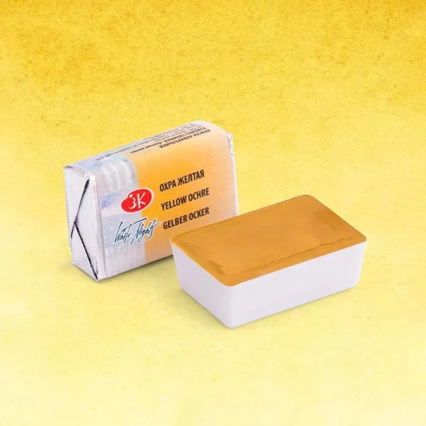 قرص آبرنگ سنت پترزبورگ رنگ Yellow Ochre کد 218
