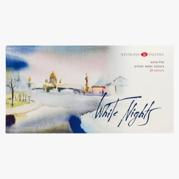 آبرنگ 24 رنگ سنت پترزبورگ مدل White Nights